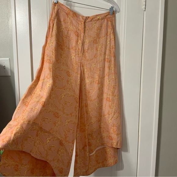 Amur linen wide leg high low pants size 10 - Picture 5 of 7